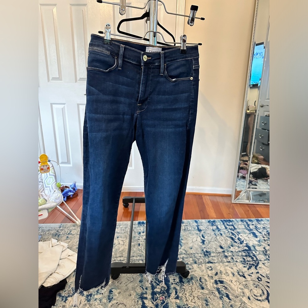 Frame Le High Straight Jeans